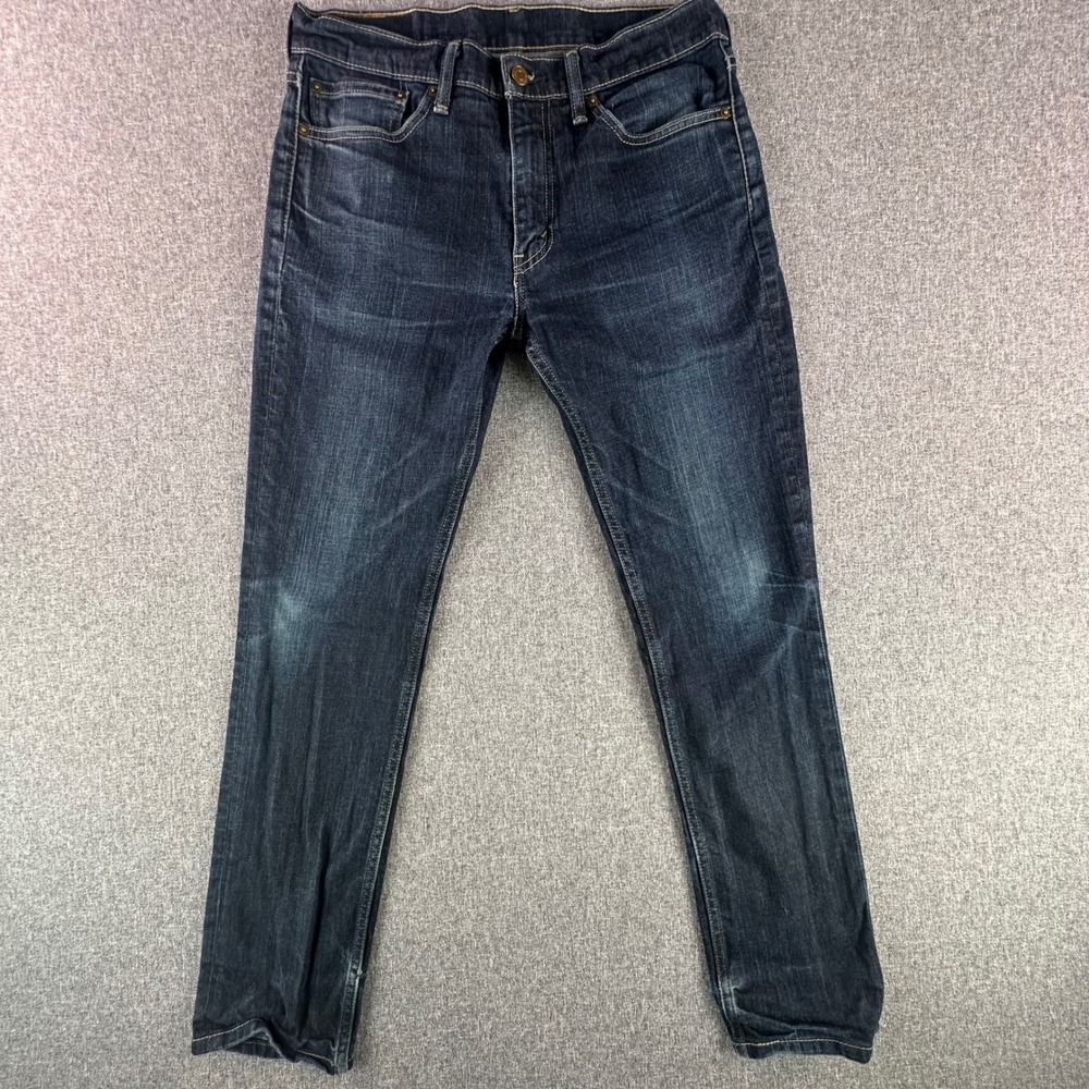 Levi's Jeans Mens 34x32 511 Slim Fit Dark Wash Stretch Blue Denim